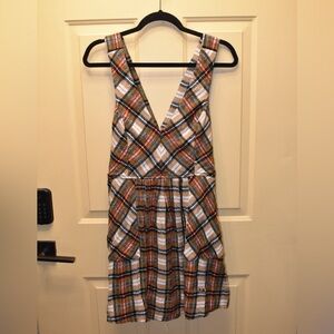 Free People Plaid Mini Dress